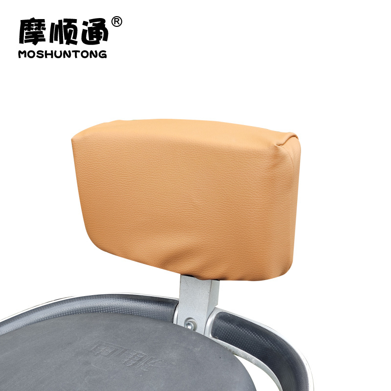 Universal – Electric Vehicle Backrest Elektromobil üçün bamper qoruyucu yastıqlar - brown-elastic-leather-thick-pad-backrest-cover