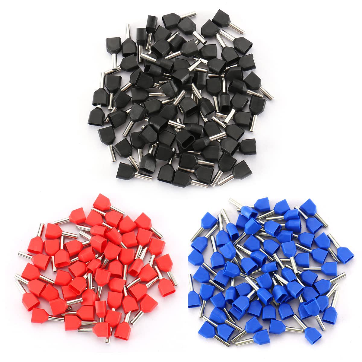 （紫铜）厂家直供双线管型预绝缘端头 TE系列 冷压端子