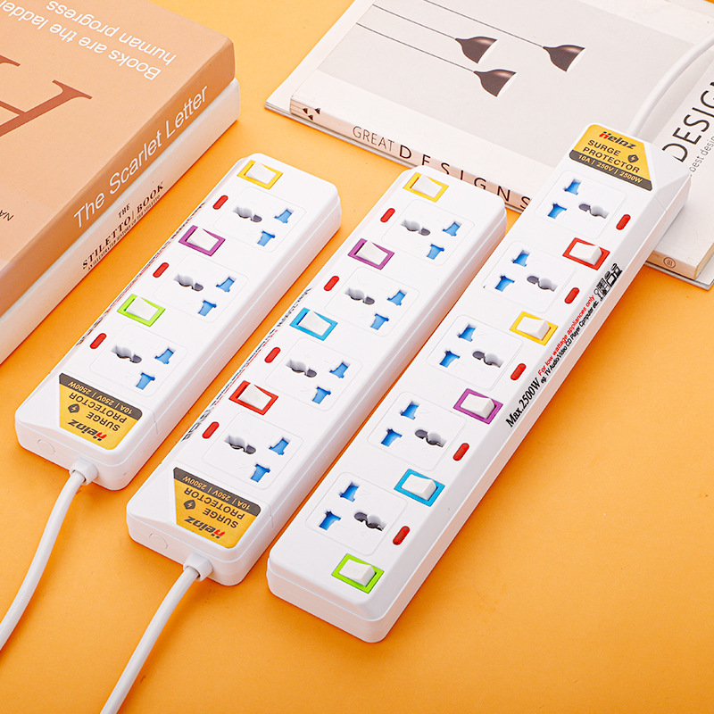 África 3 4 5 3 4 5 control separado independiente multi-interruptor carga enchufe de enchufe de embalaje de plástico