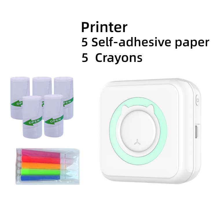 C15 impresora de etiquetas con Bluetooth portátil de mano térmica etiqueta engomada del inodoro impresión pequeña máquina de pregunta equivocada de bolsillo