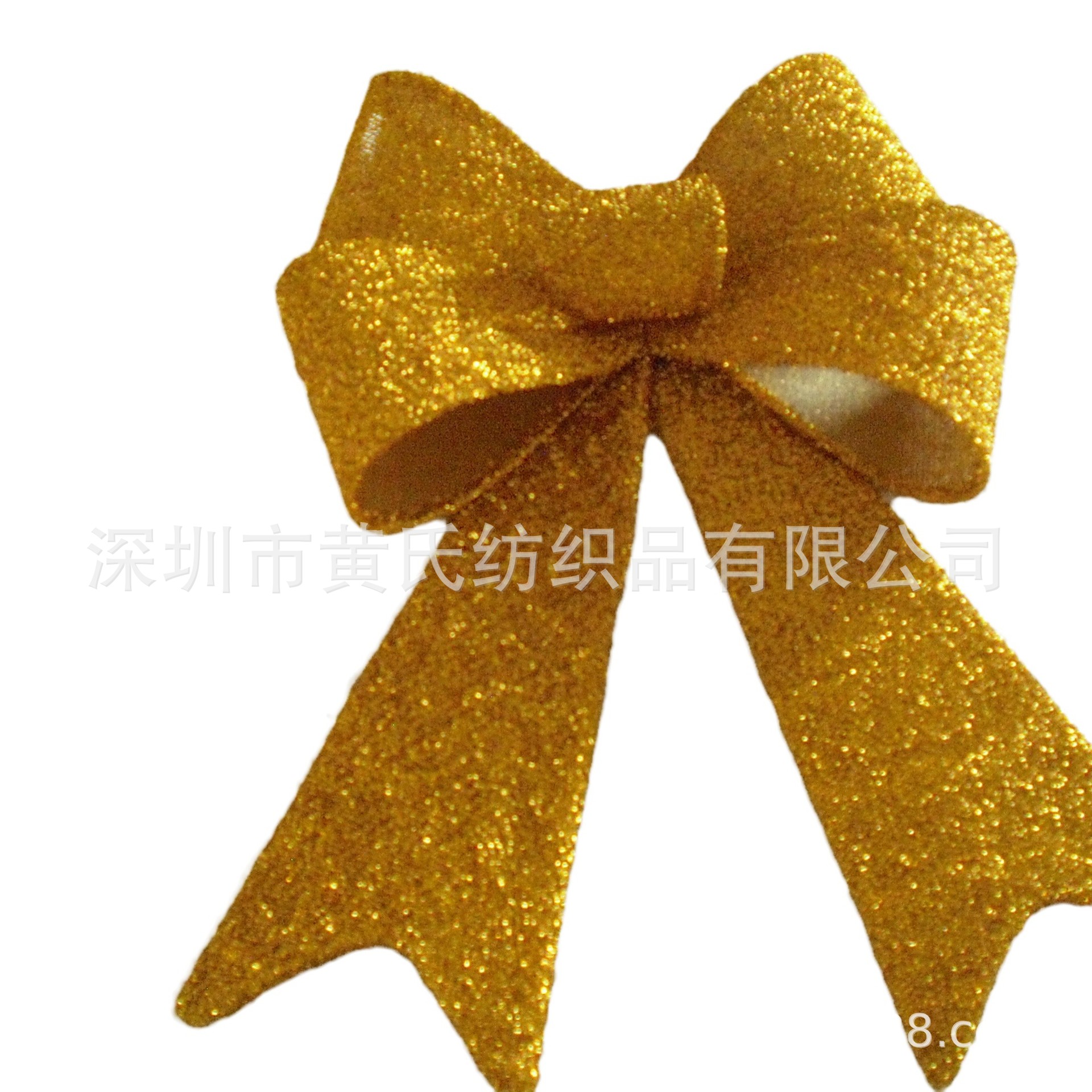 工厂批发圣诞手袋服装蝴蝶结装饰等布料裁剪车缝针织松毛狗面料