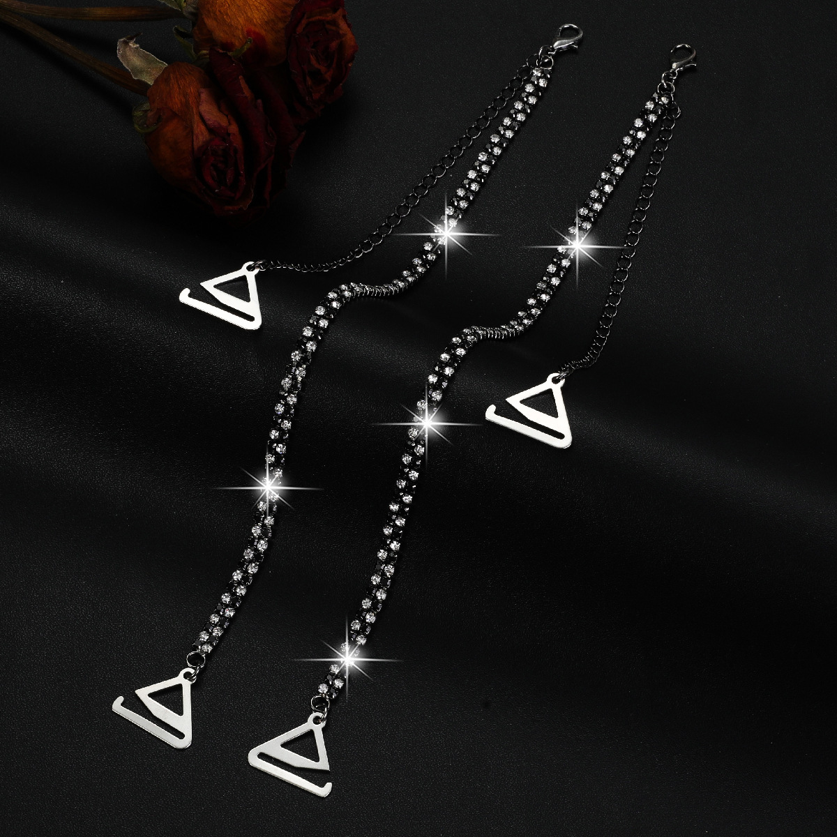 흑백 다이아몬드 블랙