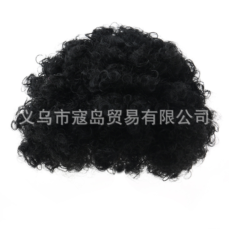 Peluca retro multicolor para Halloween discoteca cosplay y fiestas