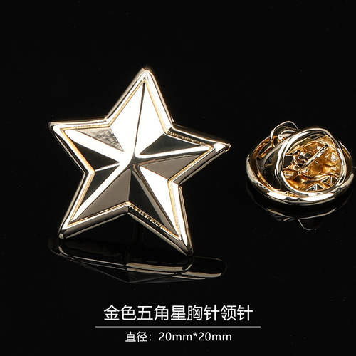 Gift Box Set Men's Fashion Crystal Pin Tie Pin Suit Badge Tie Clip Trendy Boutonniere