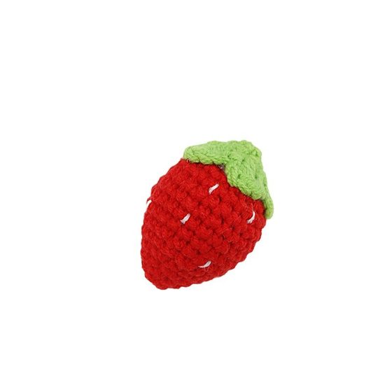 Finished Knit Small Doll Keychain Bag Pendant Bee Fruit Handicraft