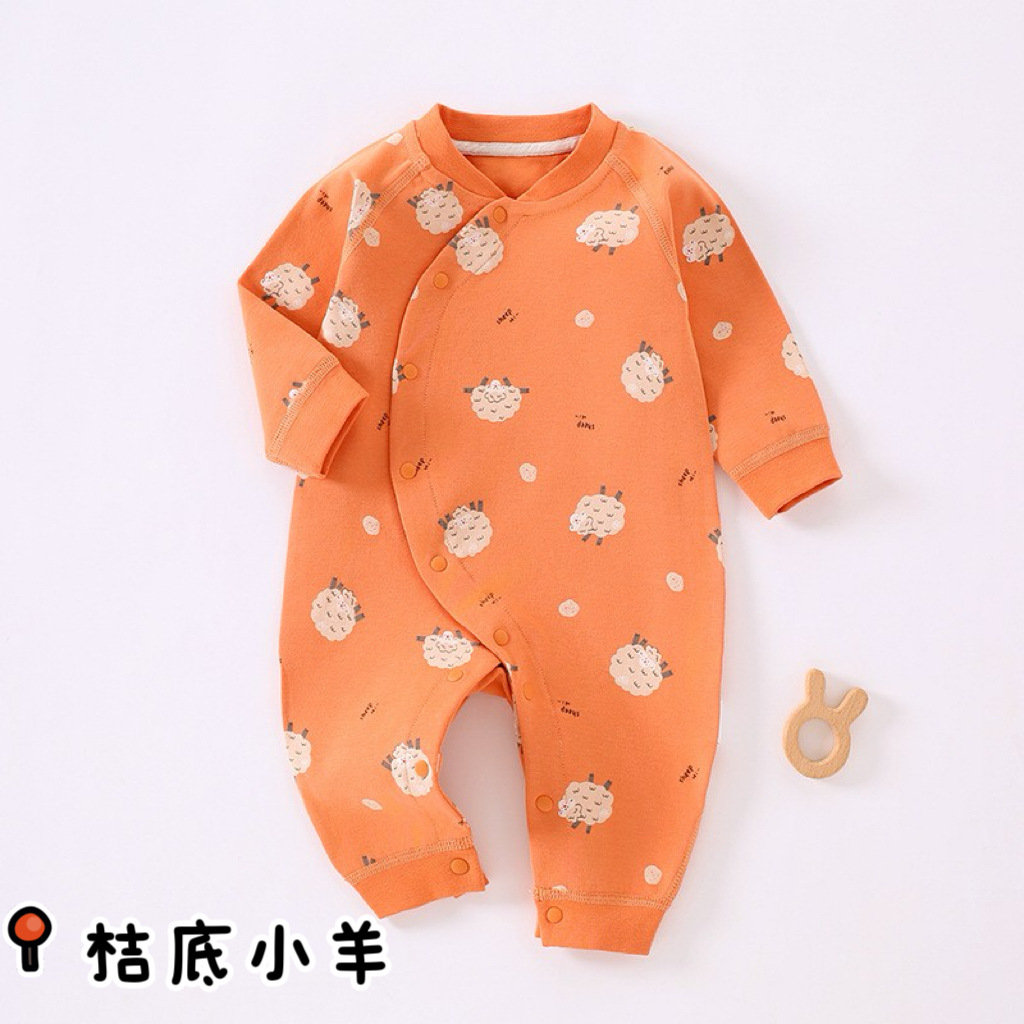 baby jumpsuit class a newborn clothes pure cotton spring and autumn baby romper romper anyang baby clothes