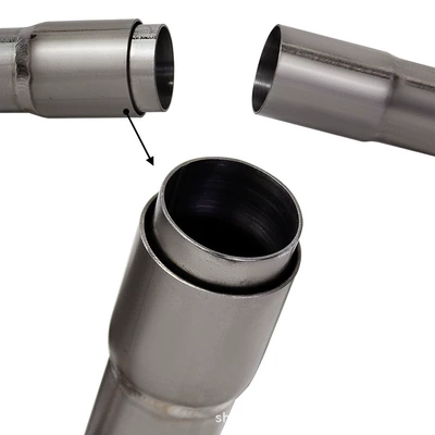 Exhaust Front Section 60mm, Motorcycle exhaust pipe