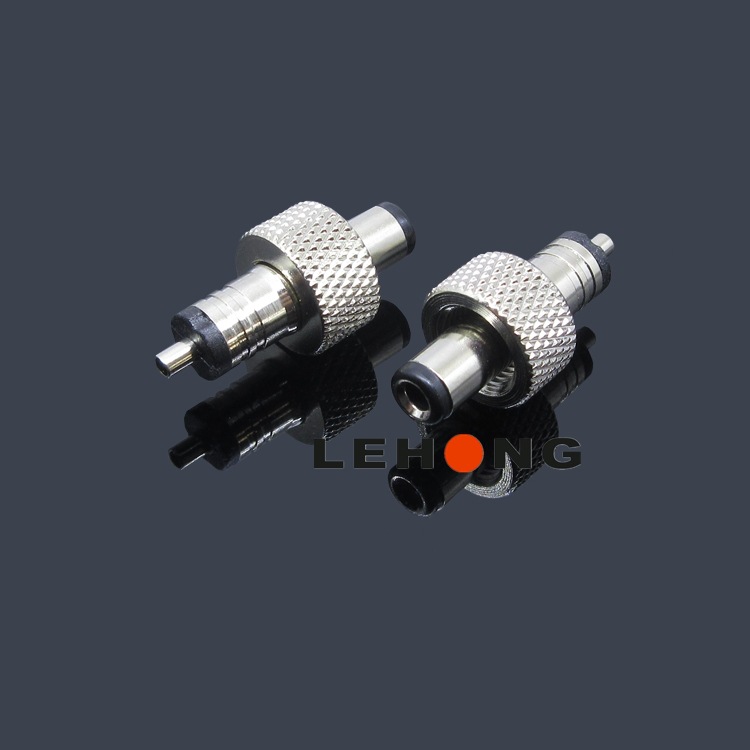 LH-JSDC5525-12-25L焊线公头/耐高温/DC电源插座/直流DC插座