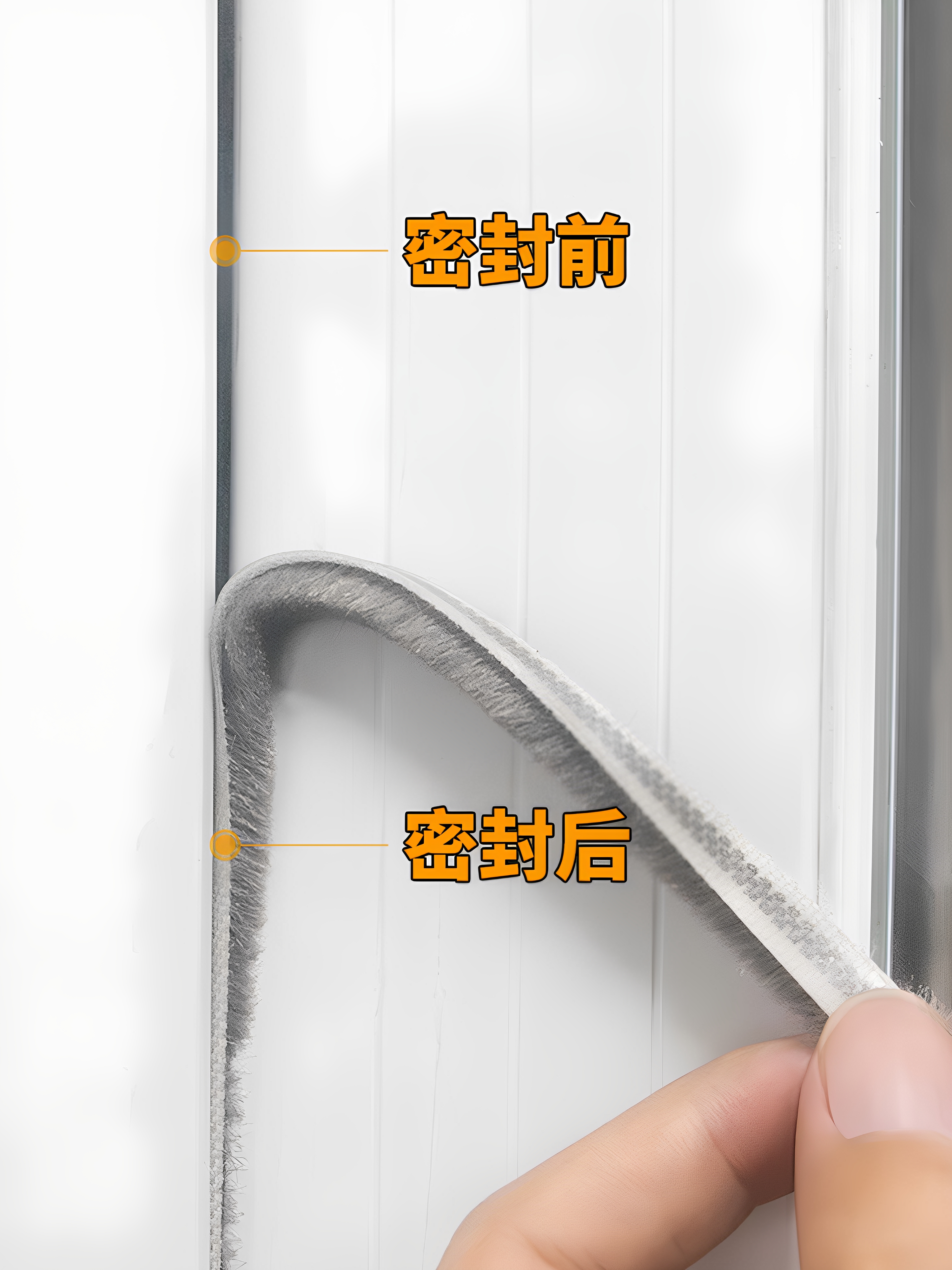 ♔♔♔门窗自粘密封毛条防漏风防蚊虫胶条铝合金塑钢门窗推拉窗挡