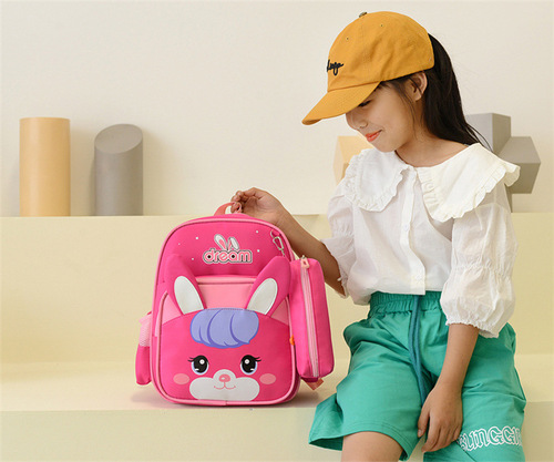 Direct selling foreign trade kindergarten schoolbag 3-9 girls large capacity burden-reducing first grade student bag