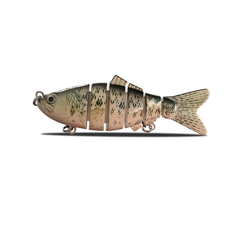 Venta caliente transfronteriza 10CM 20G estilo explosivo de varias secciones cebo sumergido simulación Luya cebo falso