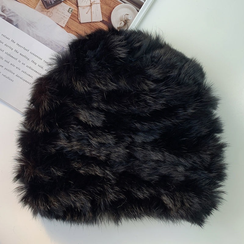 블랙 래빗 퍼 풀오버