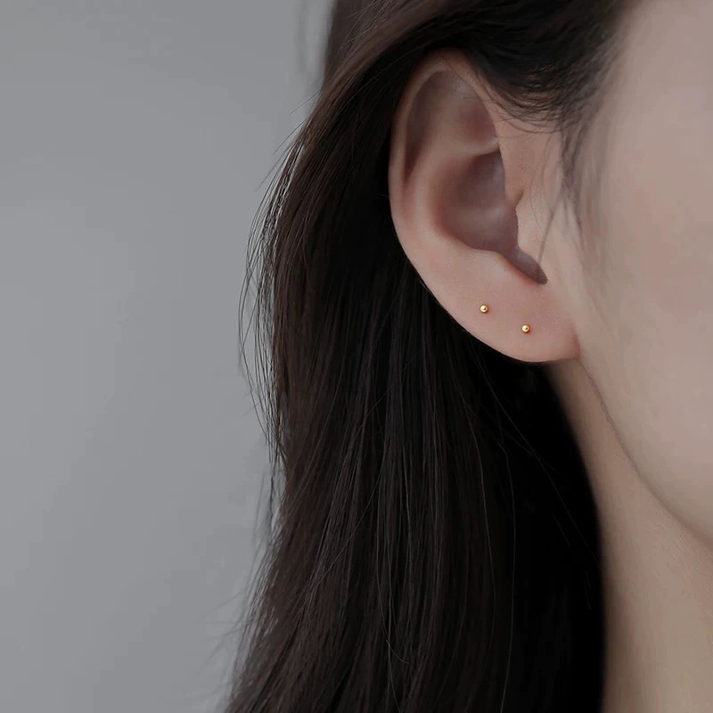 Hypoallergenic Sleep Stud Earrings For Comfortable All Day Wear_voghion.com
