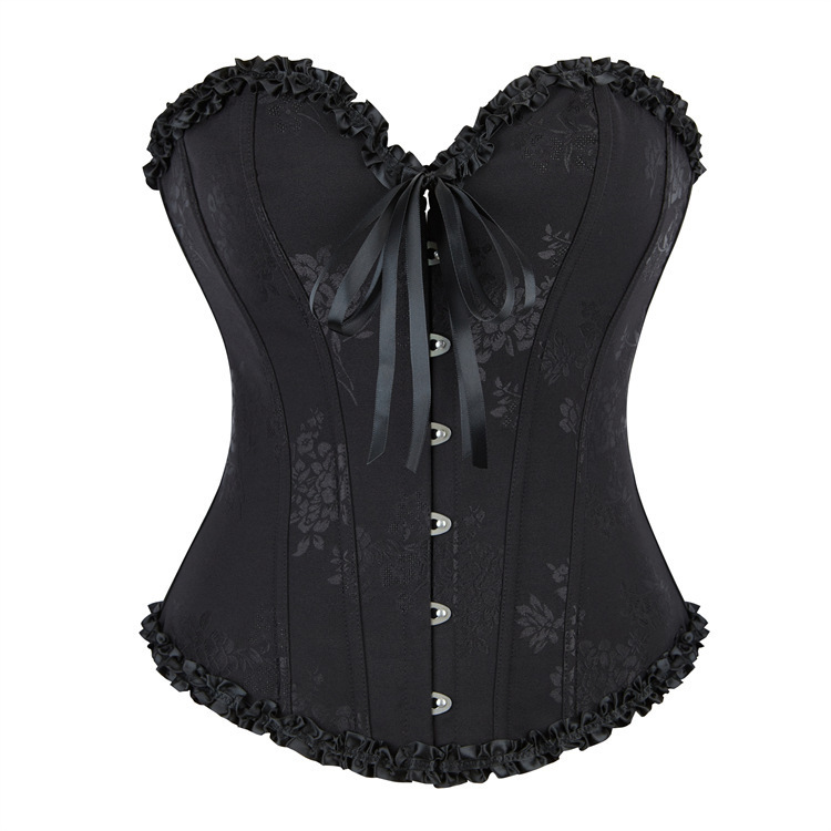 New Multicolor Lace Corset Top Sexy Chest Push-Up Waist Corset Belly-Tinting Base Shaper