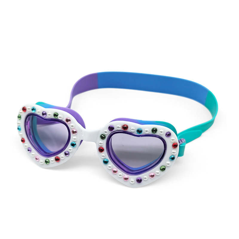 Gafas de Natación de Entrenamiento para Niños de PC y Silicona, Impermeable, Antivaho, para Entrenamiento de Natación