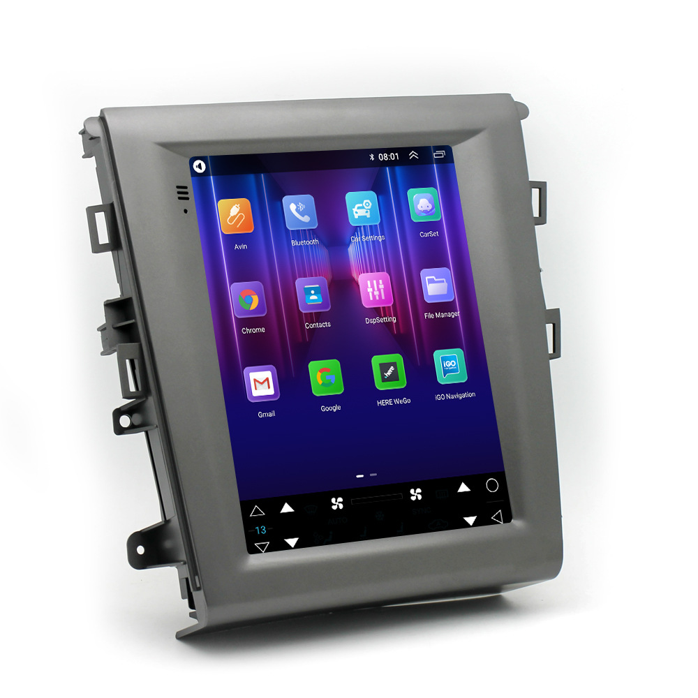 Aplicable a Ford Mondeo EcoBoost Android pantalla grande pantalla vertical navegación MP5 reproductor GPS todo en una máquina