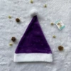 Purple ball plush hat