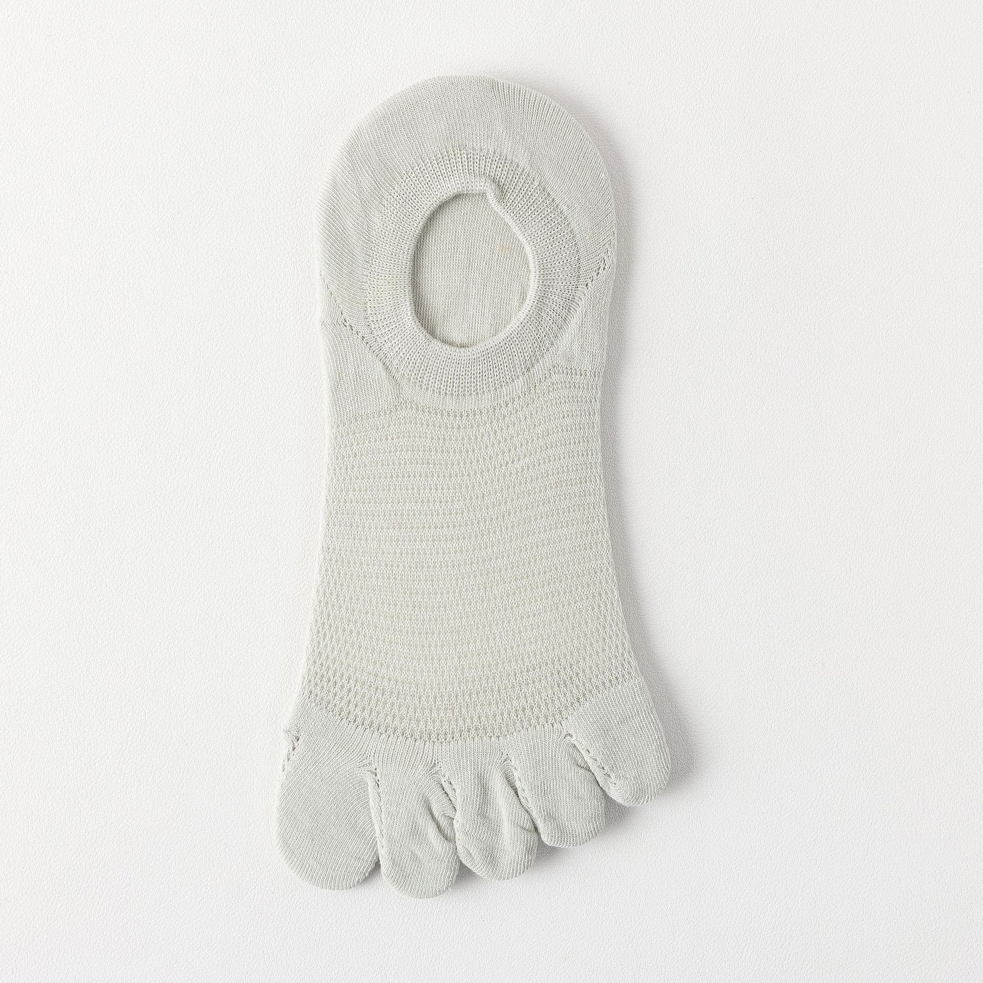 Zhuangyan calcetines para hombres de verano delgados de cinco dedos mallas respirantes antiolor calcetines de algodón de dedos divididos calcetines invisibles para hombres