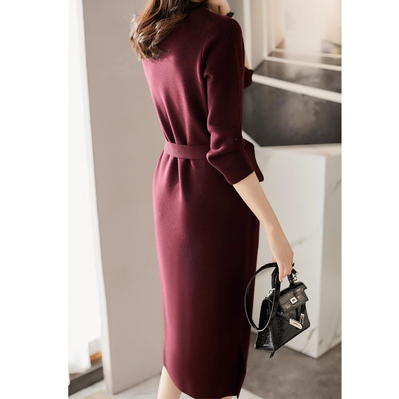 F9452 2110K ÁO LEN NỮ HANTDC ÁO LEN DÀI QUÁ GỐI THỜI TRANG NỮ G05 SẢN PHẨM MỚI