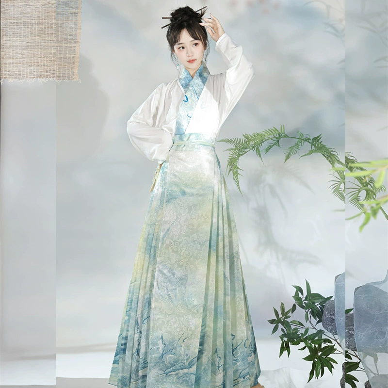 Fengshen Wonderland Оригинальная Hanfu Women Making Loan Set Fleet