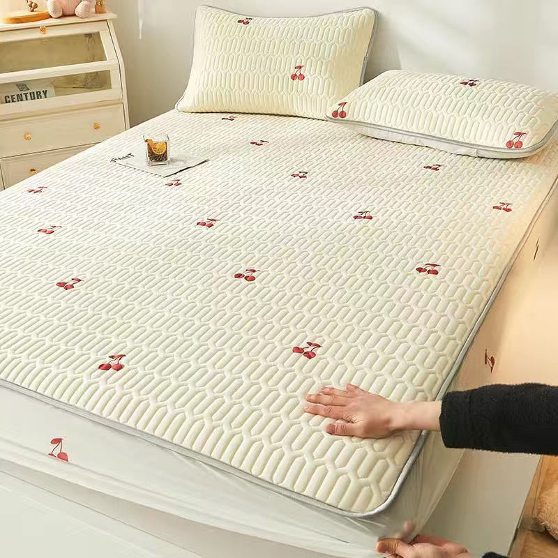 latex summer sleeping mat Three Bed cover singleton summer washing Foldable air conditioner Borneol Soft seats or berths Bedspread Mattress cover