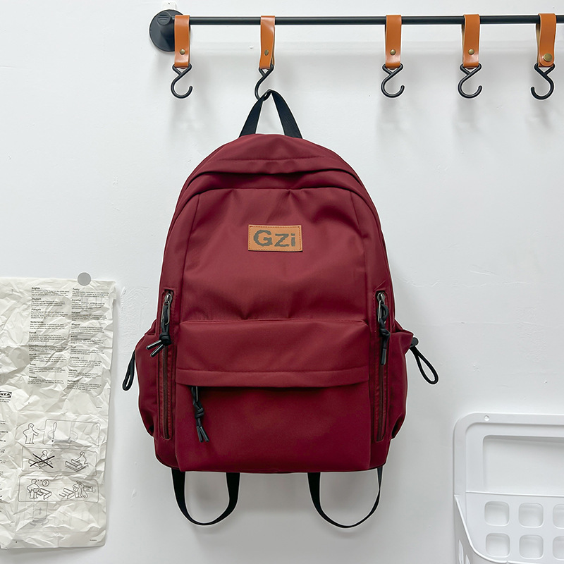 Mochila de la escuela secundaria de las niñas mochila para estudiantes universitarios de gran capacidad bolso casual de moda de los hombres de moda mochila de estilo coreano