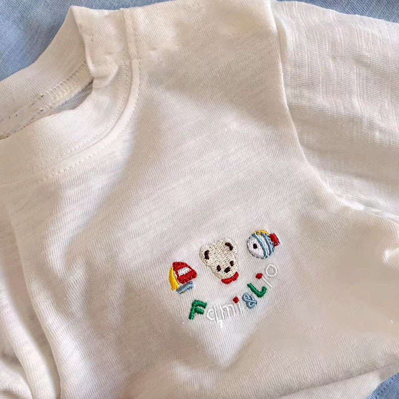 無地ボトムシャツトップス男の子シンプル長袖Tシャツ秋新作日本製子供ベビートレンディ男の子|undefined