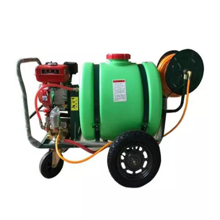 48V inteligente control remoto carro pulverizador de desinfección eléctrica de alta presión insecticida pulverización uniforme