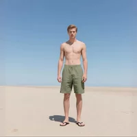 Amazon wish AliExpress летние свободные льняные дышащие брюки с пятью точками мужские спортивные повседневные шорты