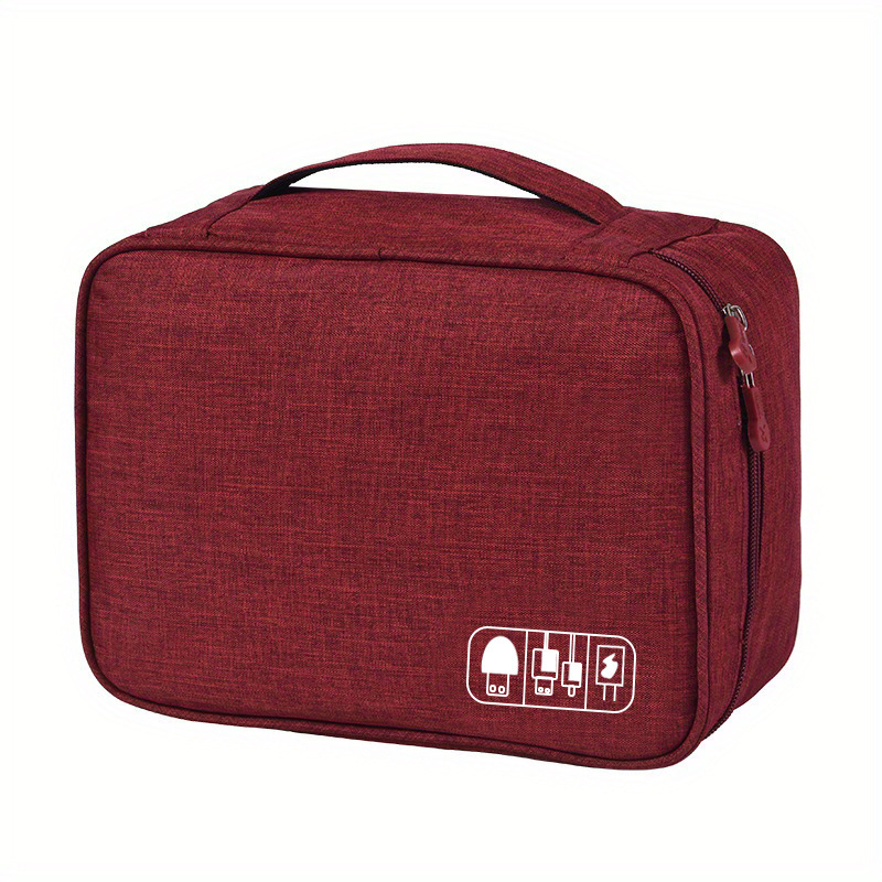 Maletín para guardar cables de datos de zonas separadas