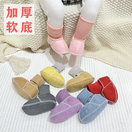 童雪地靴;学步鞋;童皮靴