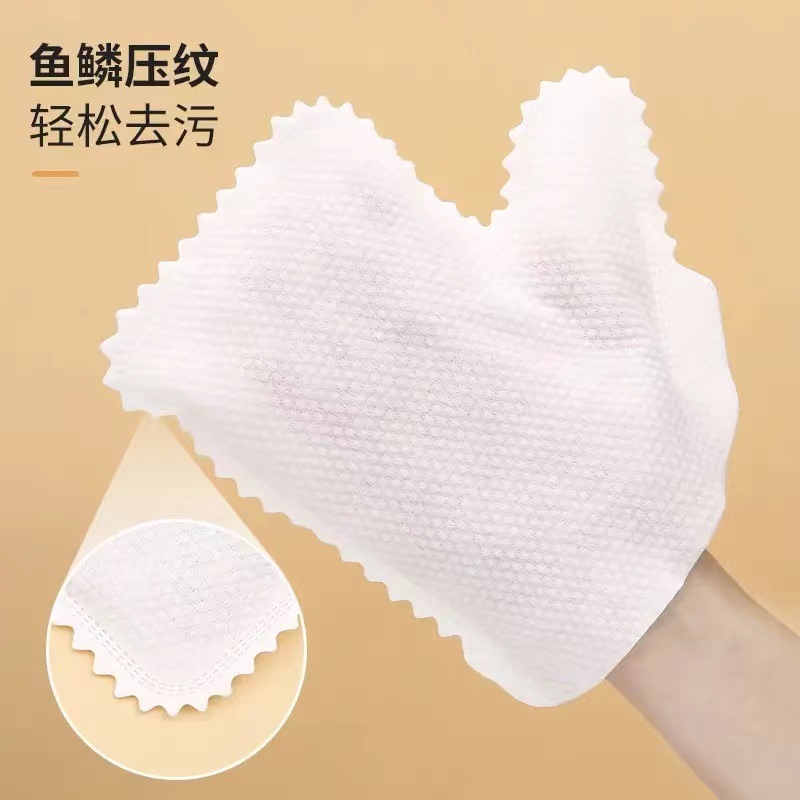 Guantes de paño desechables de polvo electrostático no tejido adsorción de cabello limpieza doméstica limpieza de ventanas limpieza magia