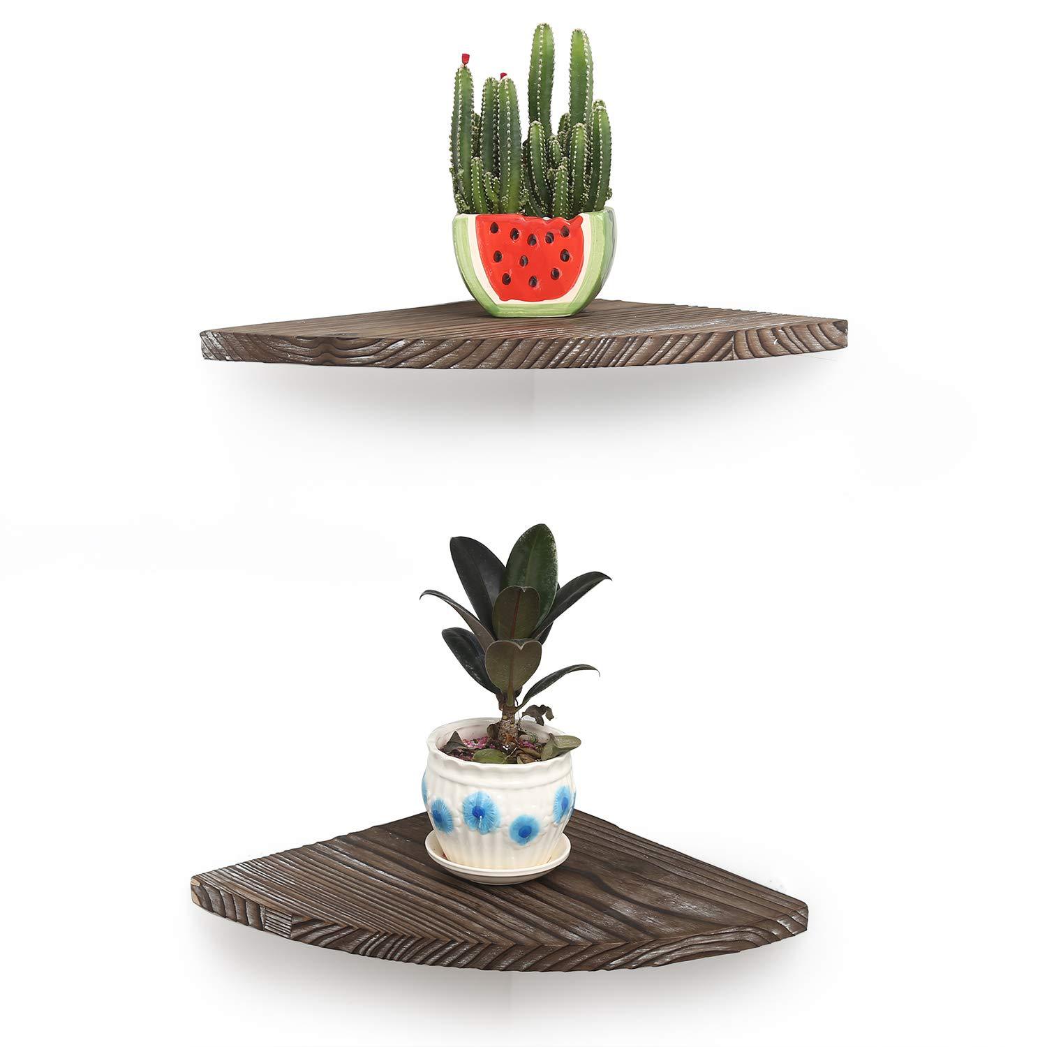 拐角边角转角墙角台 木质简约扇形墙角台 装饰置物台