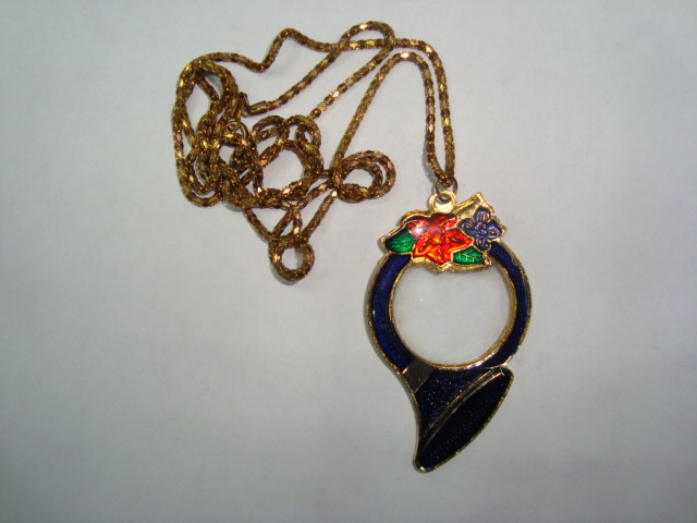 放大镜卡通仿生放大镜仿古金属放凹凸镜高倍放大礼品挂式一件代发