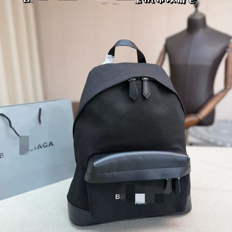 Cross-Border New Unique Design Student Backpack with Top Pocket, Customizable Logo