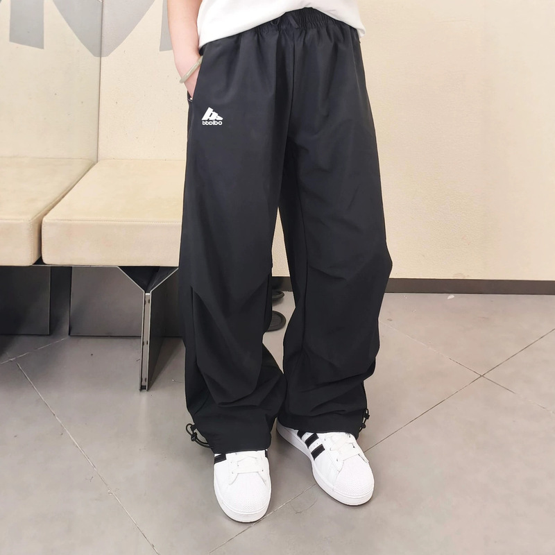 Cross-border Adidas embroidered pants for men, new summer sports casual quick-dry long pants, jogger sweatpants, couple's style