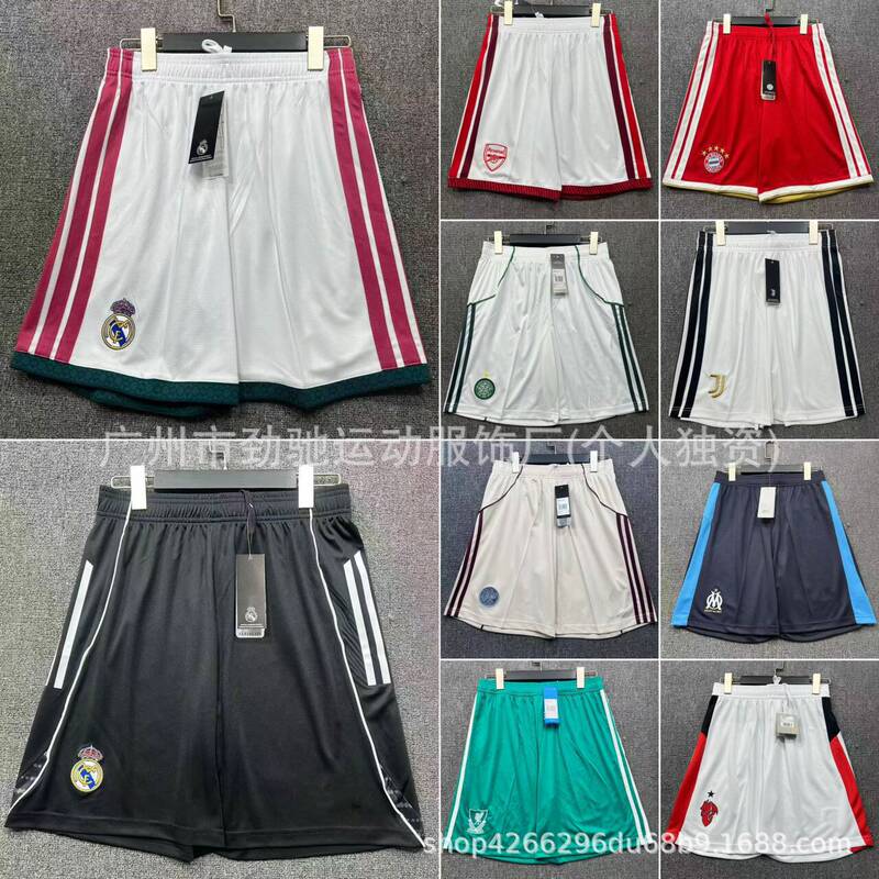 2026 American Football Uniform Shorts Club Real Madrid Breathable Quick-Dry Sports Shorts Wholesale in Stock 2026 American Football Uniform Shorts Club Real Madrid Breathable Quick-Dry Sports Shorts Wholesale in Stock