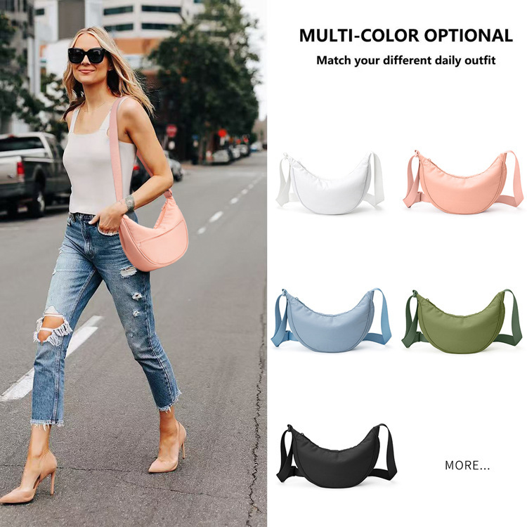 AIo Same Style Outdoor Crossbody Bag Women's Casual Bag Multifunctional Yoga Bag Lightweight New Style Dumpling Bag Shoulder Bag