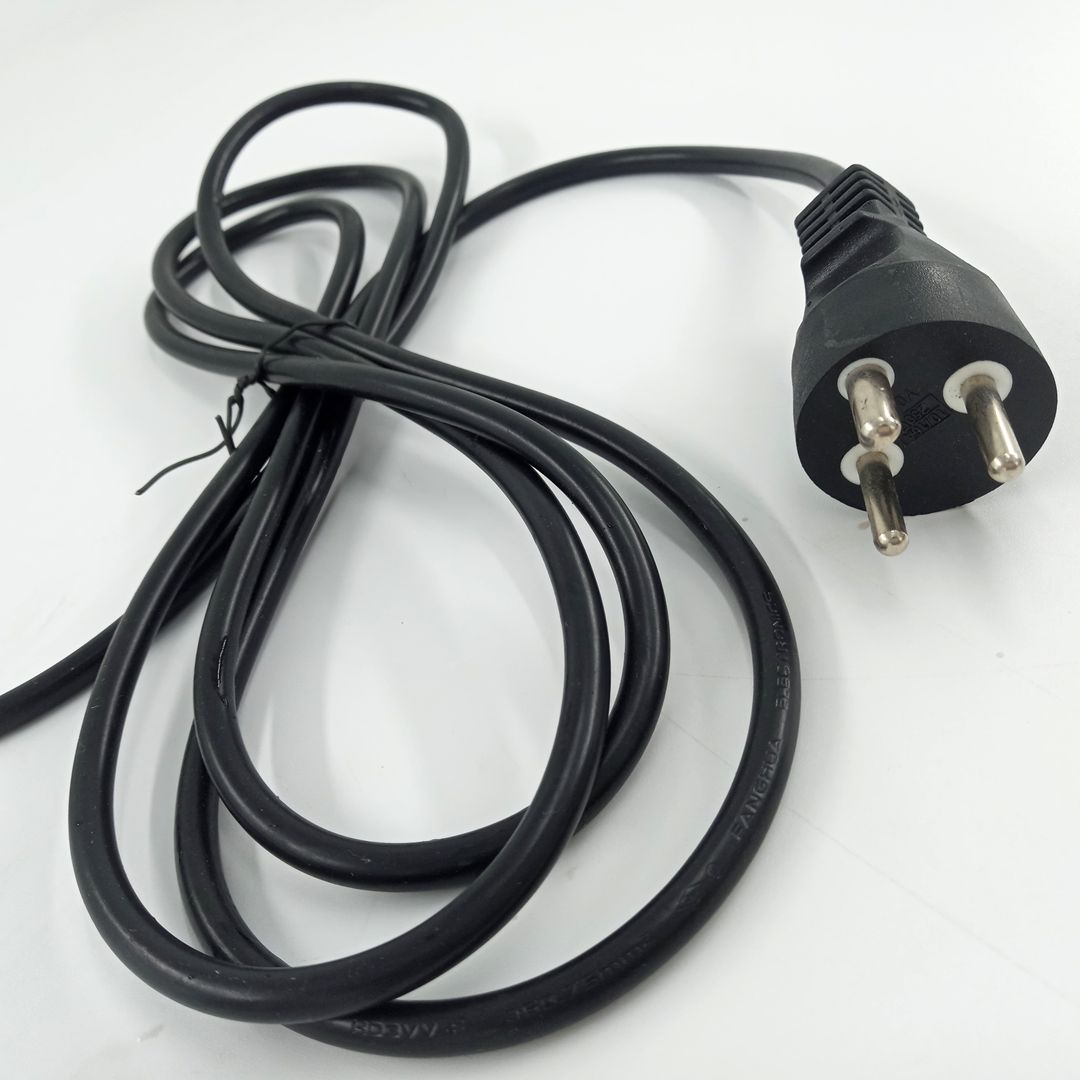 丹麦3芯标准电源转换插头直型三极欧洲弯头插头3芯0.75平方电源线