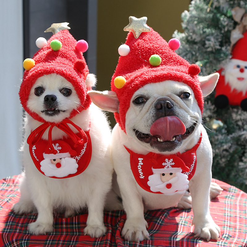 Cartoon Style Polyester Christmas Cartoon Pet Hat 1 Piece display picture 2