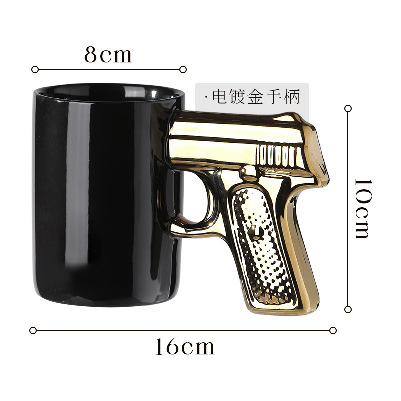 Taza de cerámica 3D imitación del águila del desierto empuje de modelado en relieve, taza de agua, taza de menú creativa, juegos de moda