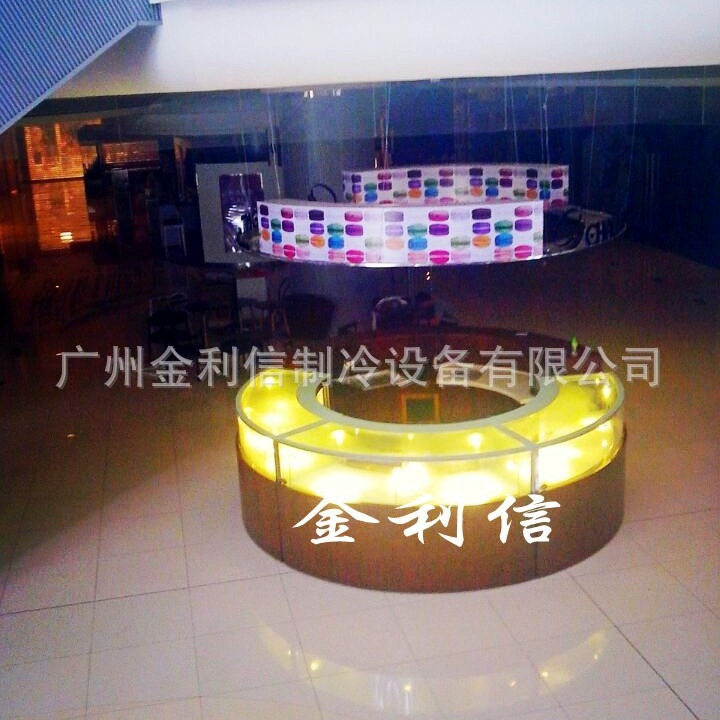 弧形蛋糕柜扇形巧克力冷藏展示柜圆弧西点保鲜甜品商用锁鲜