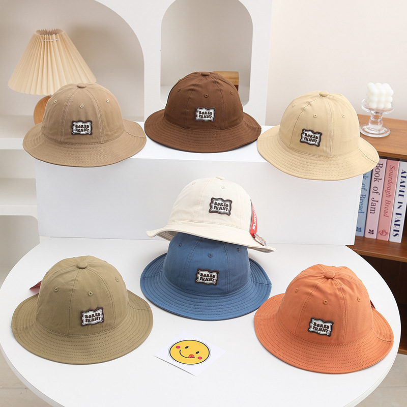 Sombreros para niños 2025 nuevo otoño invierno primavera otoño para niños coreanos mareas bebés engrosados sombrero pescador