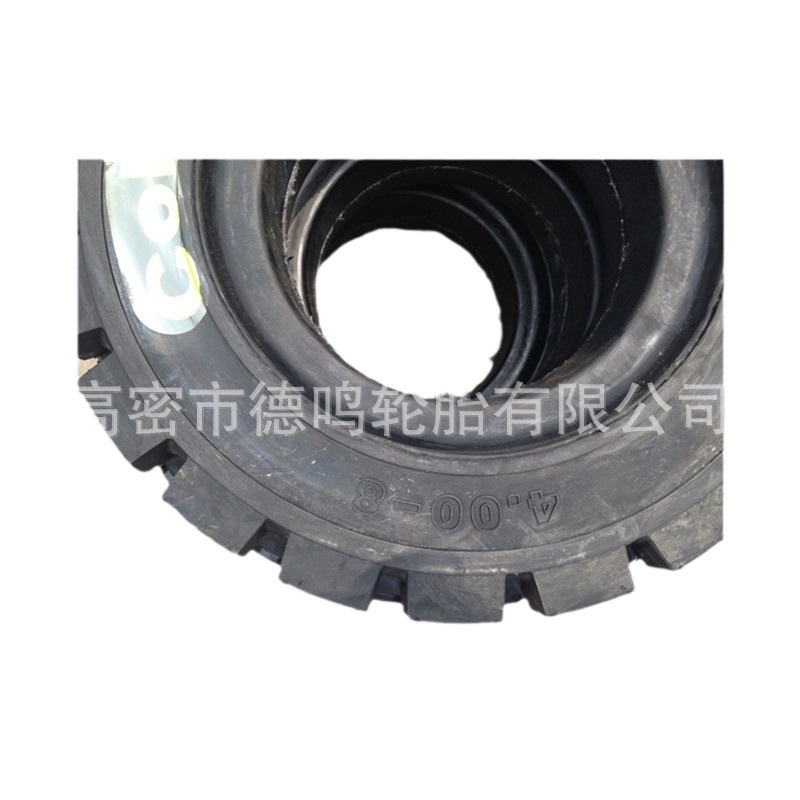 Neumático de la carretilla elevadora de la fuente 5.00-8 neumático sólido de la carretilla elevadora 4.00-8