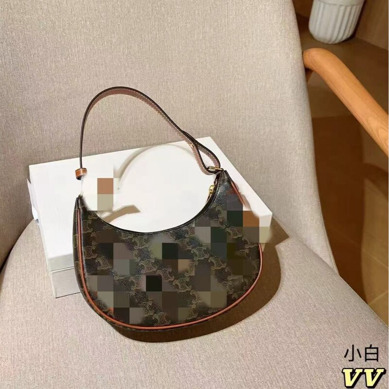 Saijia's New Arc De Triomphe Ava Presbyopic Bag High-Quality Crescent Armpit Genuine Leather Women's Bag Retro Satchel Shoulder Bag Saijia's New Arc De Triomphe Ava Presbyopic Bag High-Quality Crescent Armpit Genuine Leather Women's Bag Retro Satchel Shoulder Bag