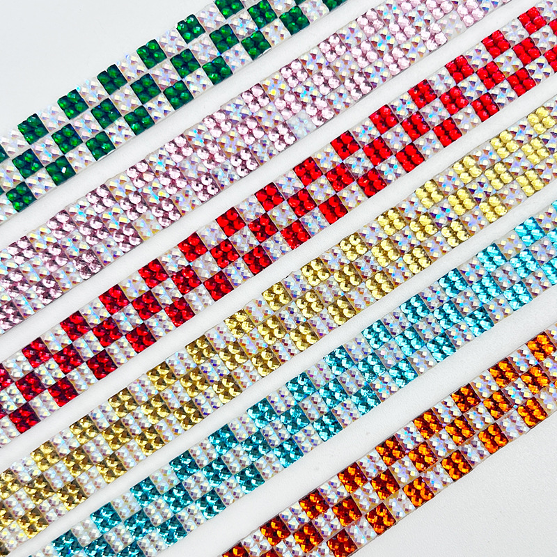 Barra de diamante de fusión en caliente barra de diamante autoadhesiva accesorios de joyería resina de diamante DIY material al por mayor