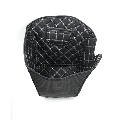 Bucket Lining Seat Bucket Cover – Motorcycle cushion - nc750x-black-with-white-stitching-2019-2020-models