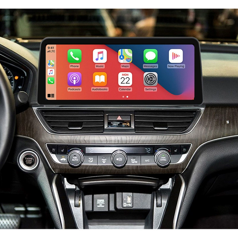 Для Honda Accord 10‑го поколения (18-21), Android центральная мультимедийная система с навигацией «всё в одном», 12.3"
