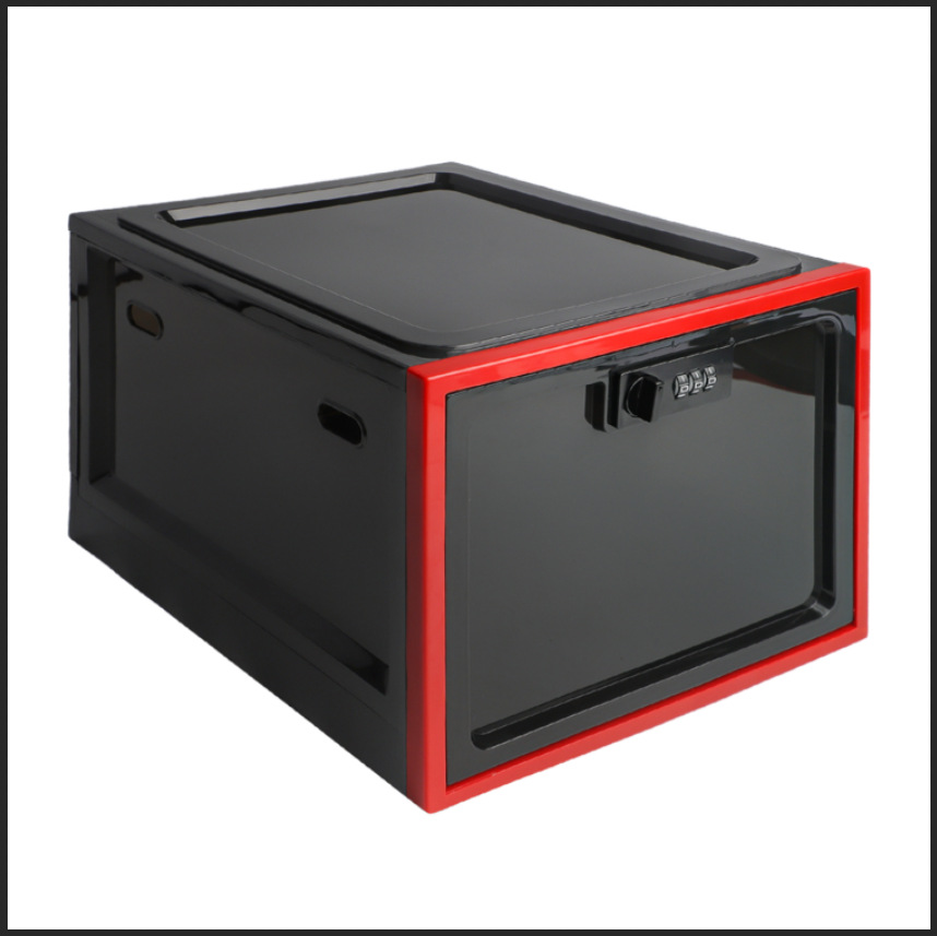 Caja de almacenamiento de alimentos para refrigerador, caja transparente con bloqueo de contraseña, auto-disciplina, teléfono móvil, tableta, contraseña, caja de almacenamiento de medicina para prisión, caja de medicina