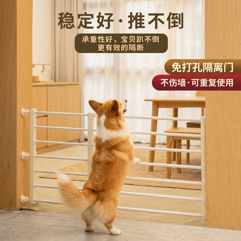 Household Pet Isolation Gate, Barrier for Cats and Dogs, Fence for Large, Medium, and Small Dogs, Indoor Guardrail Household Pet Isolation Gate, Barrier for Cats and Dogs, Fence for Large, Medium, and Small Dogs, Indoor Guardrail